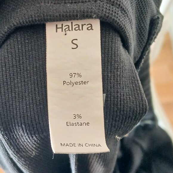 Halara Adjustable Strap Button Multiple Pockets Waffle Casual Overalls Black S - Picture 8 of 8